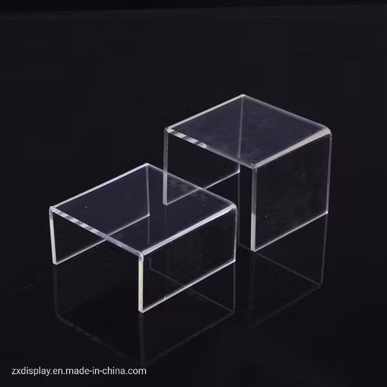 透明な Lucite Plexi ライザー ディスプレイ スタンドを多目的にカスタマイズ
